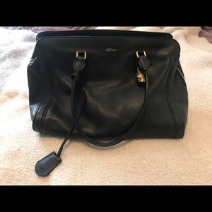 Authentic Alexander McQueen large padlock tote